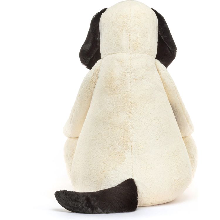 Bashful Black & Cream Puppy Gigantic | Jellycat, Inc.