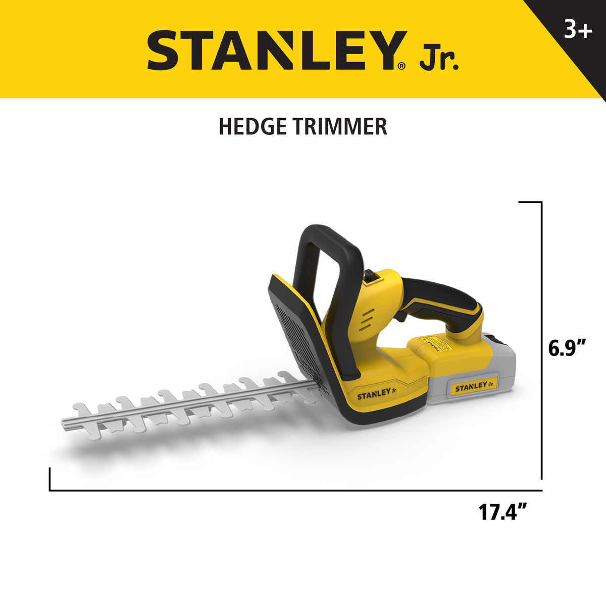 Stanley Jr. -  Battery Operated Deluxe Pretend Play Hedge Trimmer -  Preschool
