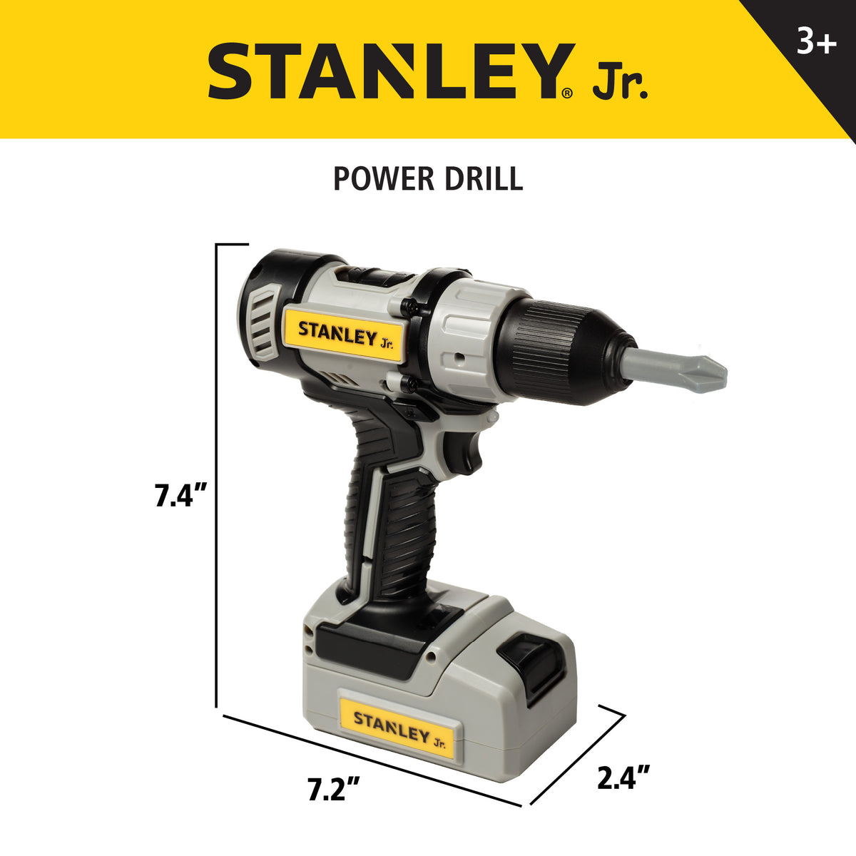 Stanley Jr. -  Battery Operated Toy Drill -  Preschool