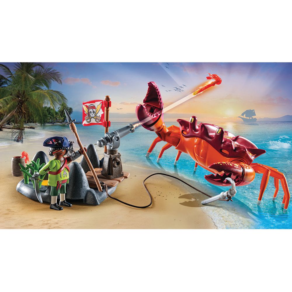  Playmobil -  Battle against the Giant Crab Playset -  Preschool