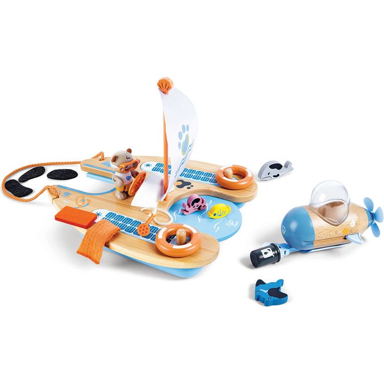  Hape -  Ben's Eco Catamaran Playset -  Preschool