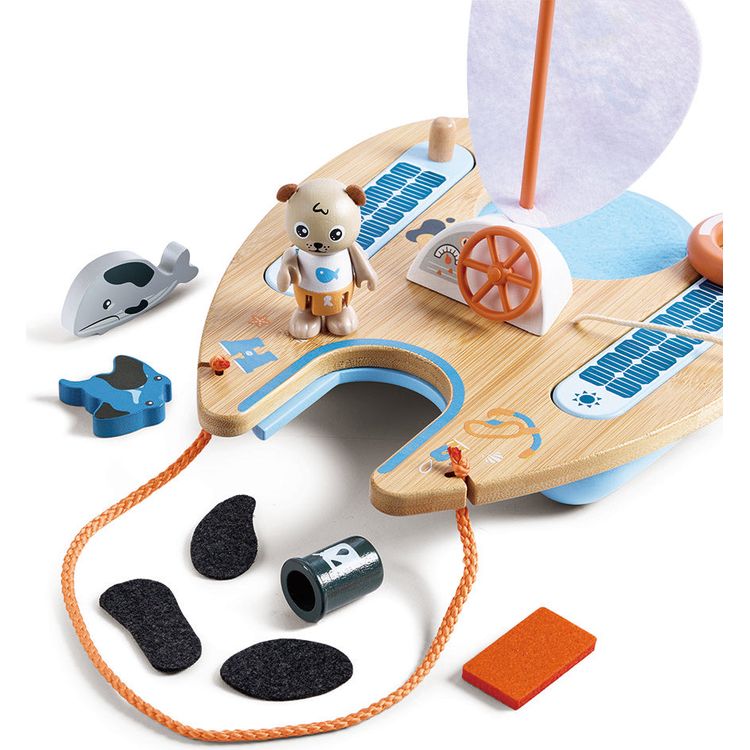  Hape -  Ben's Eco Catamaran Playset -  Preschool
