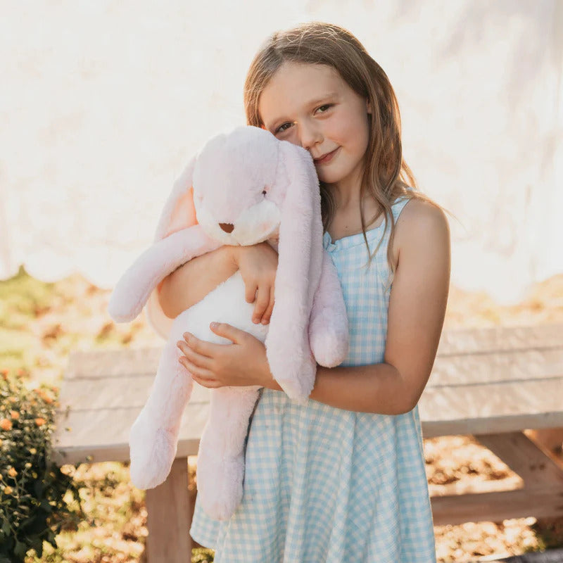  Bunnies By The Bay -  Big 20" Floppy Nibble Bunny – Pink -  Plush