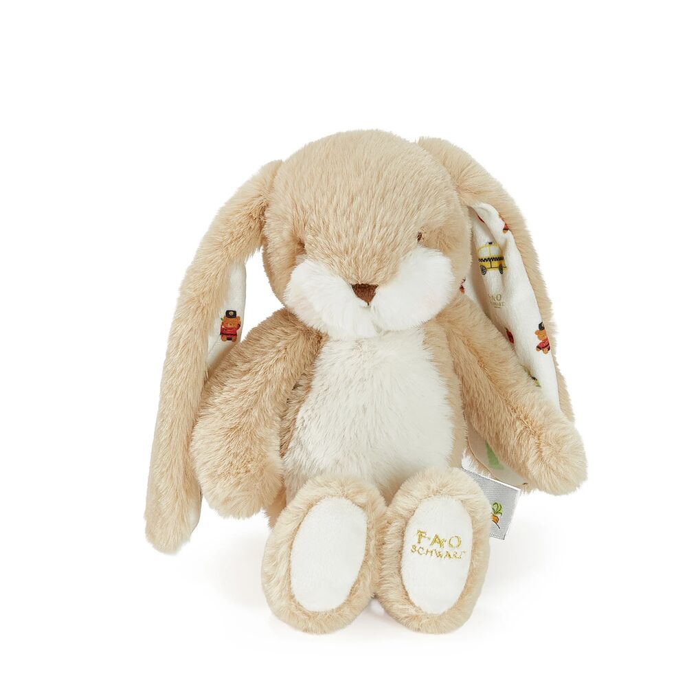  Bunnies By The Bay -  Big Apple NYC - FAO Schwarz Tiny 10" Floppy Nibble Bunny Plush -  Plush