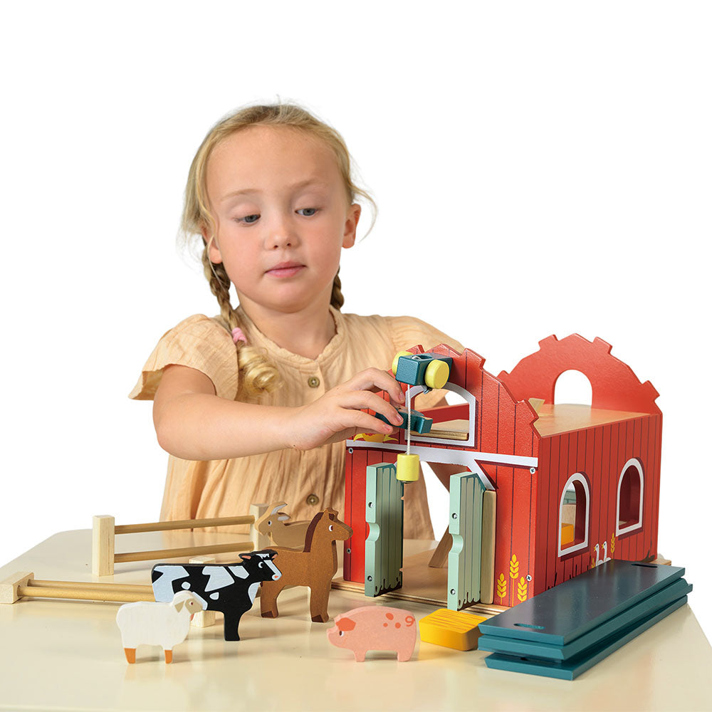  Mentari -  Big Red Barn Playset -  Preschool
