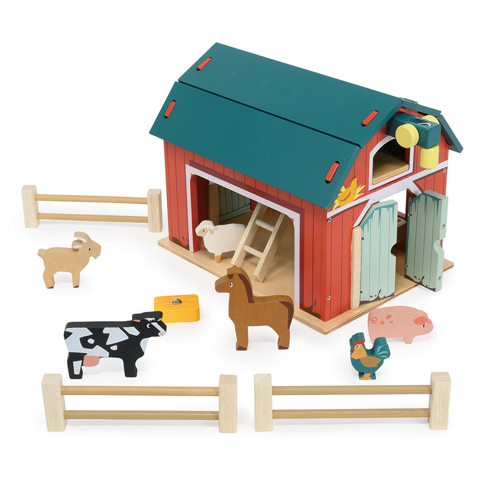  Mentari -  Big Red Barn Playset -  Preschool