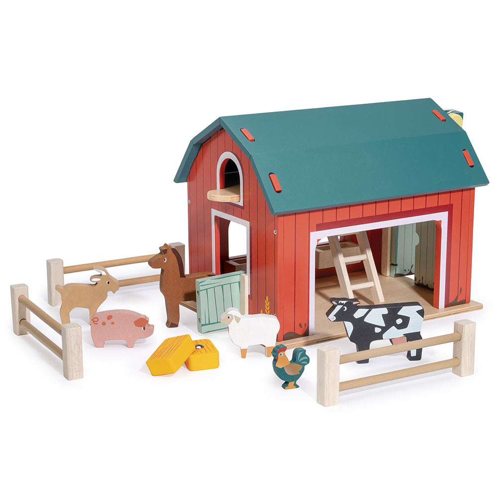  Mentari -  Big Red Barn Playset -  Preschool