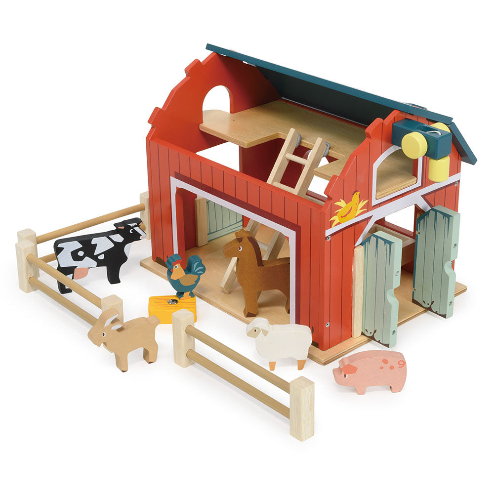  Mentari -  Big Red Barn Playset -  Preschool
