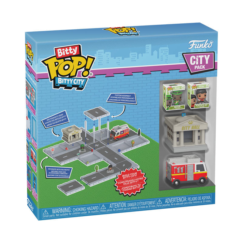  Funko -  Bitty Pop! Bitty City, City Pack 1 -  World of Funko