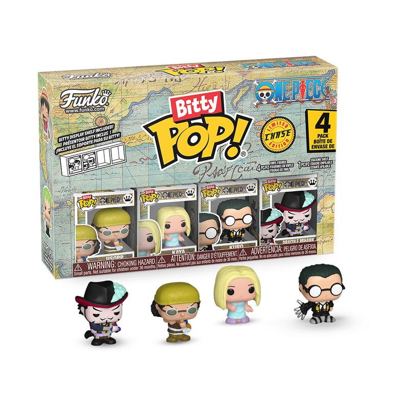 Funko -  Bitty Pop! One Piece 4-Pack Series 4 -  World of Funko