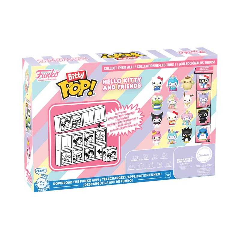 Sanrio Bitty Pop! Hello Kitty and Friends 4-Pack Series 1