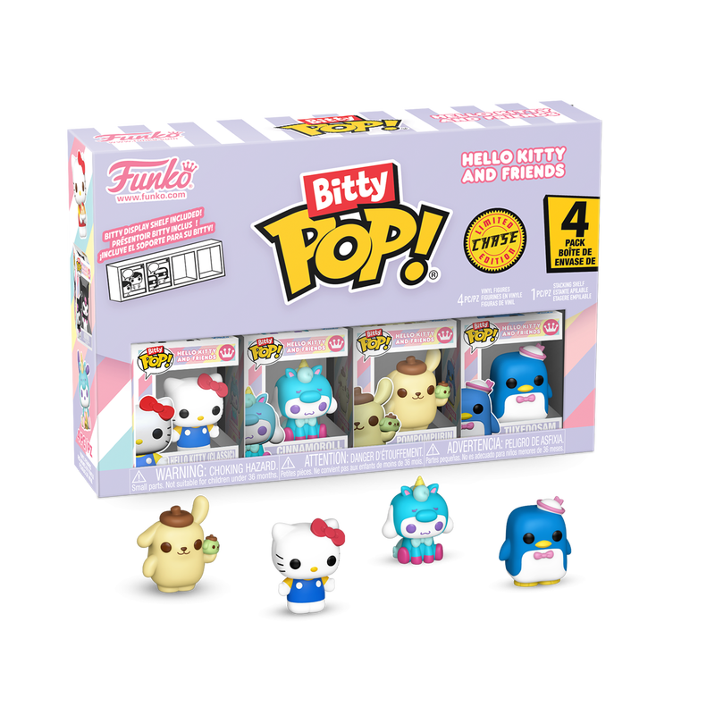 Sanrio Bitty Pop! Hello Kitty and Friends 4-Pack Series 1