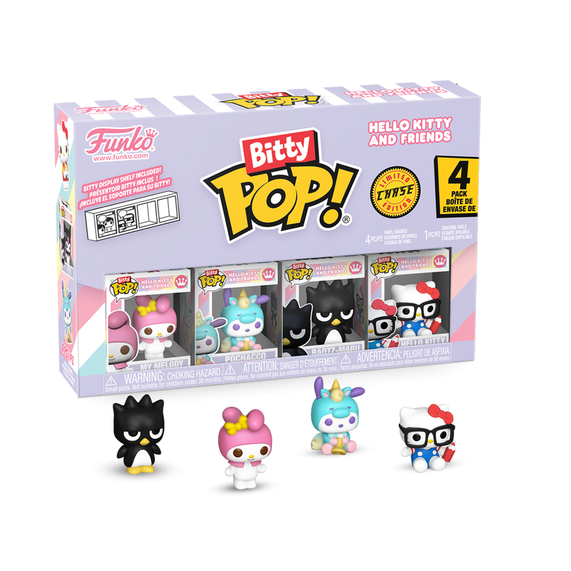 Sanrio Bitty Pop! Hello Kitty and Friends 4-Pack Series 4