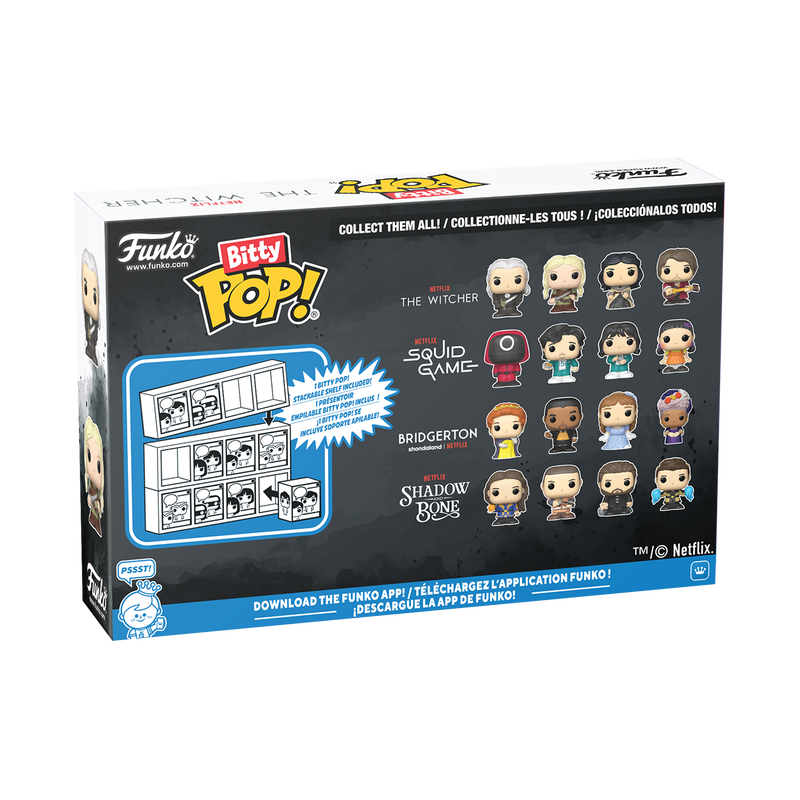 The Witcher Bitty Pop! Netflix The Witcher 4-Pack Series 1