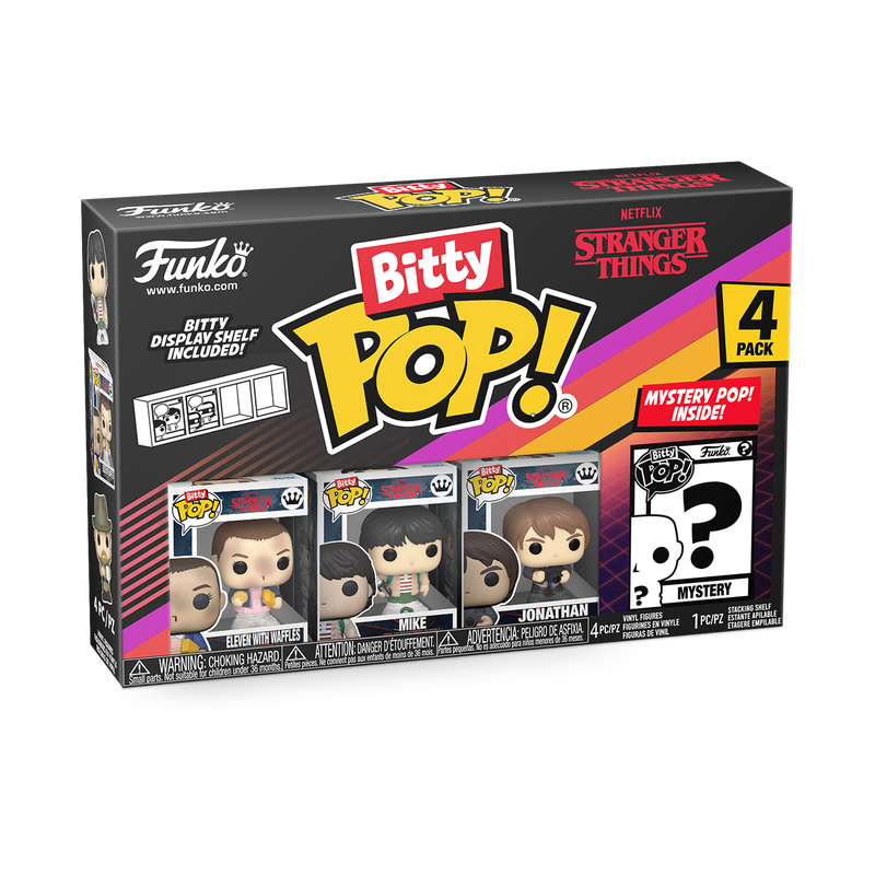 Stranger Things Bitty Pop! Stranger Things 4-Pack Series 3