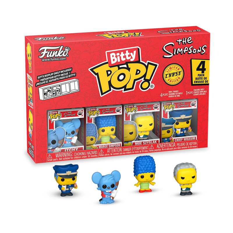 The Simpsons Bitty Pop! The Simpsons 4-Pack Series 2