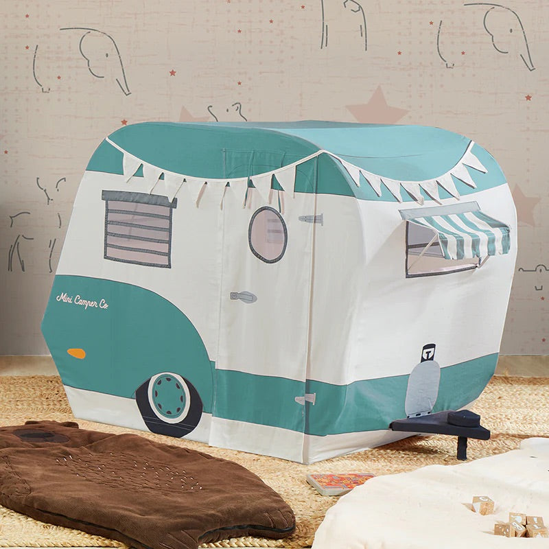  Wonder & Wise -  Blue Road Trip Camper Playhome -  Preschool