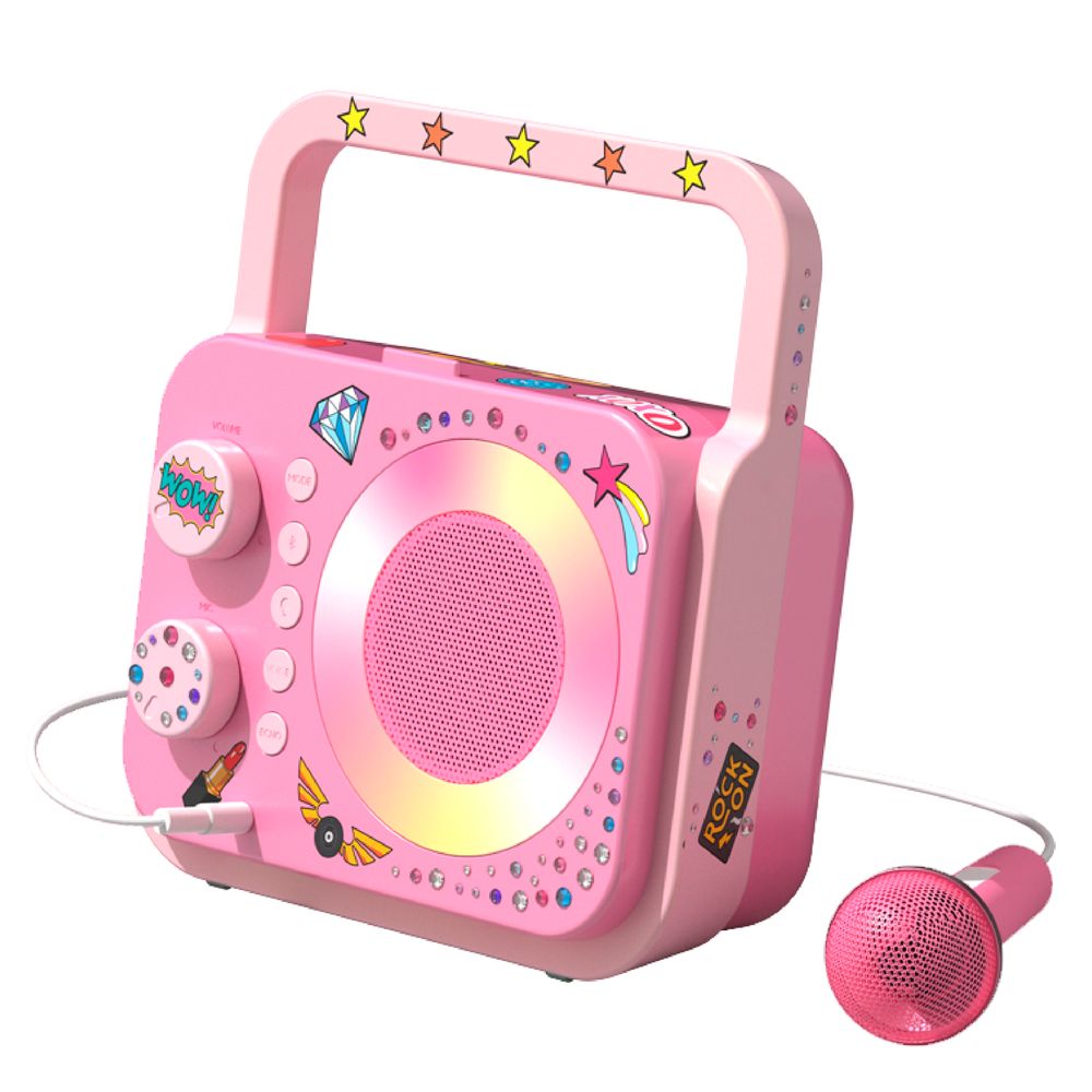  FAO Schwarz -  Bluetooth® Portable Karaoke Station with Microphone -  Music