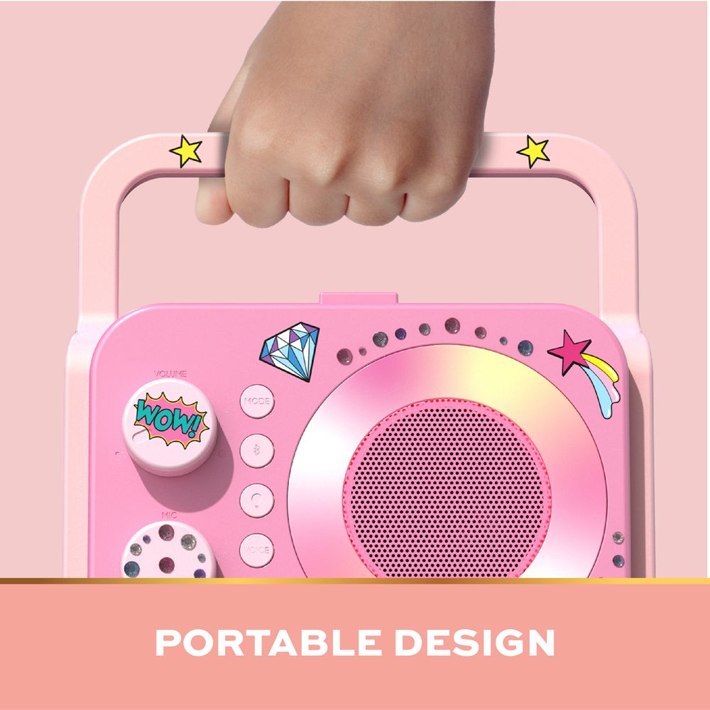  FAO Schwarz -  Bluetooth® Portable Karaoke Station with Microphone -  Music