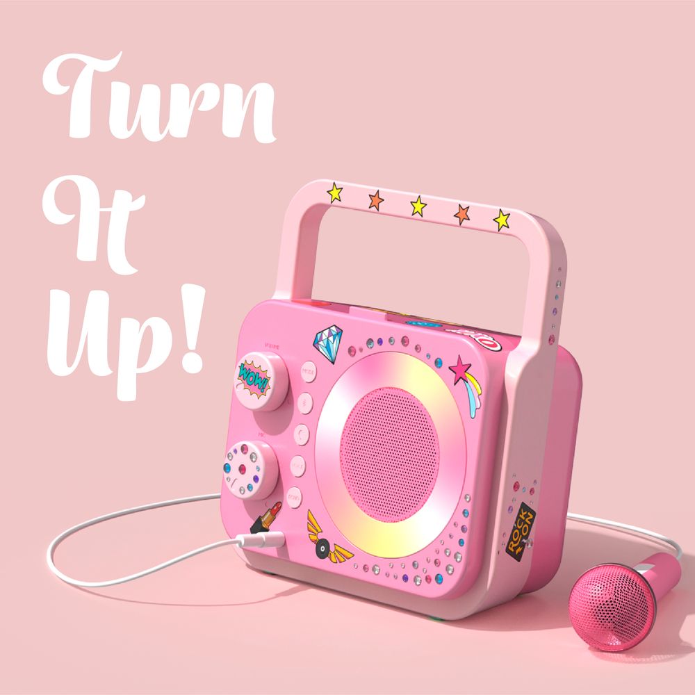  FAO Schwarz -  Bluetooth® Portable Karaoke Station with Microphone -  Music