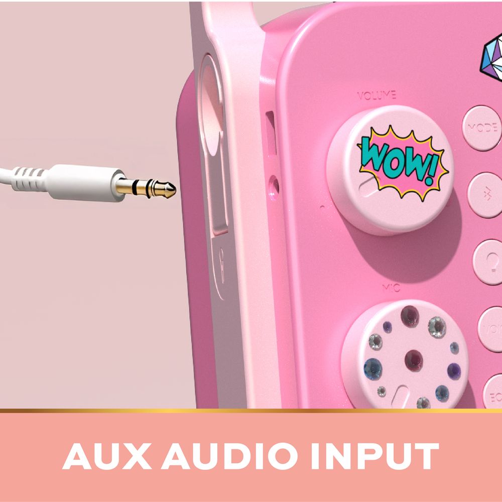  FAO Schwarz -  Bluetooth® Portable Karaoke Station with Microphone -  Music