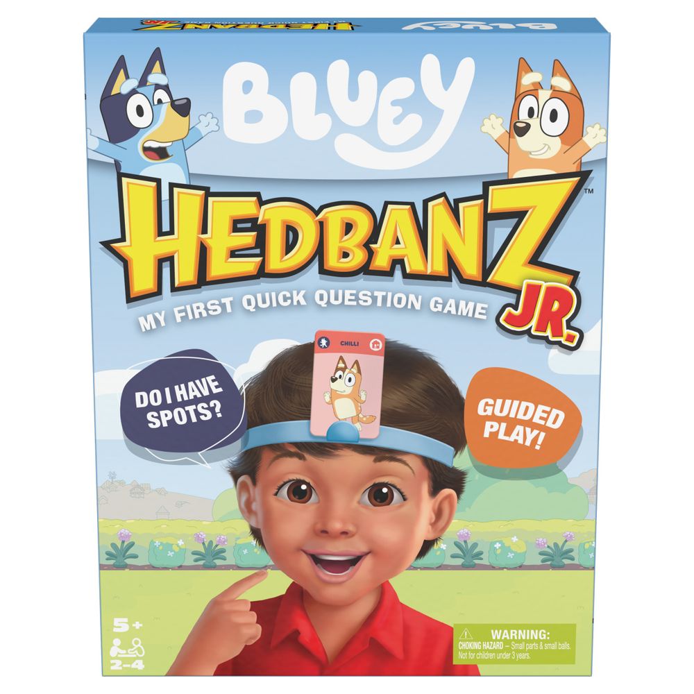  Bluey -  Bluey Hedbanz Jr. Picture Guessing Card Game -  World Of Bluey