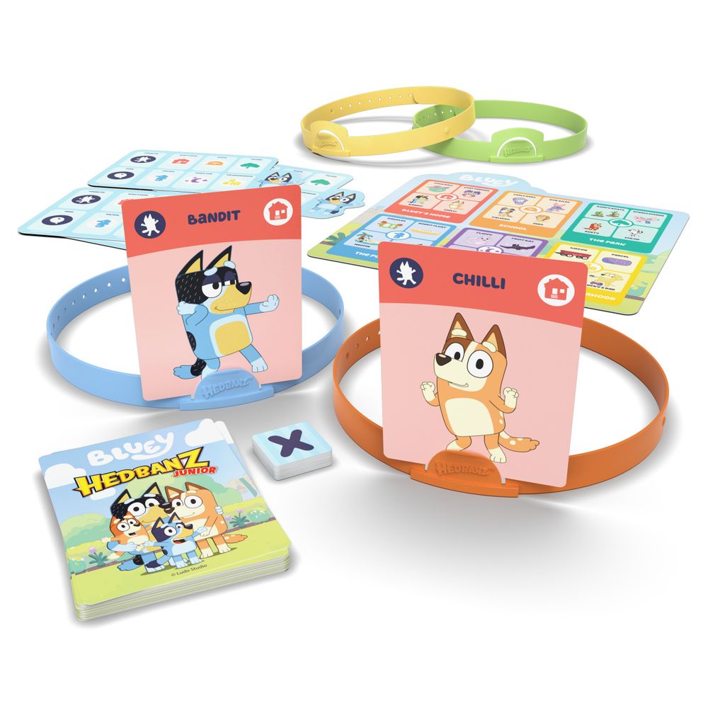 Bluey -  Bluey Hedbanz Jr. Picture Guessing Card Game -  World Of Bluey
