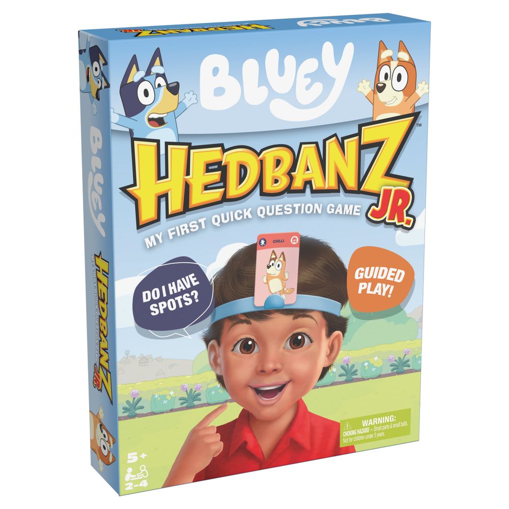  Bluey -  Bluey Hedbanz Jr. Picture Guessing Card Game -  World Of Bluey