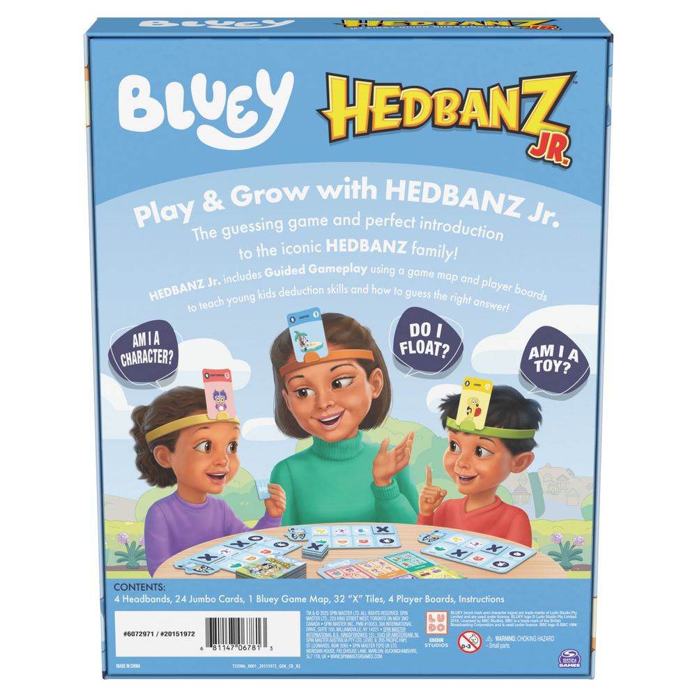  Bluey -  Bluey Hedbanz Jr. Picture Guessing Card Game -  World Of Bluey