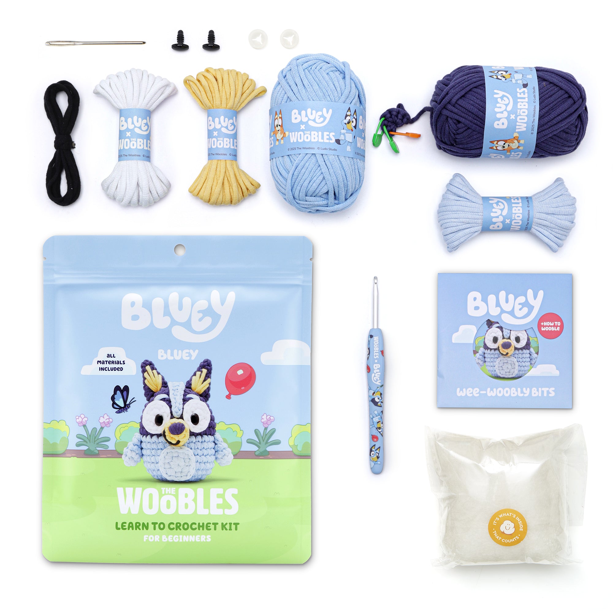  The Woobles -  Bluey Learn to Crochet Kit -  Creativity