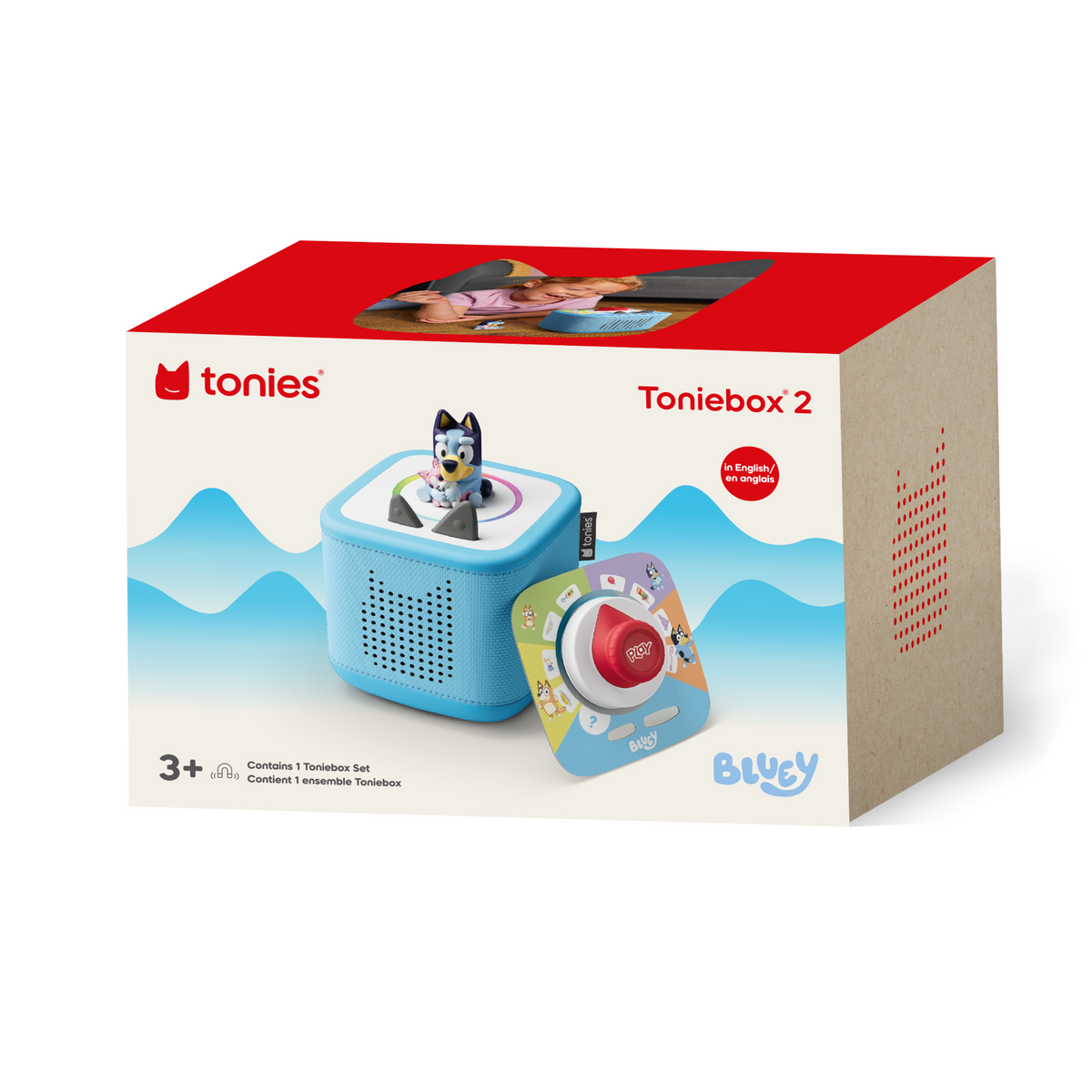 Tonies -  Bluey Toniebox 2 Play Set - Sky Blue -  Electronics