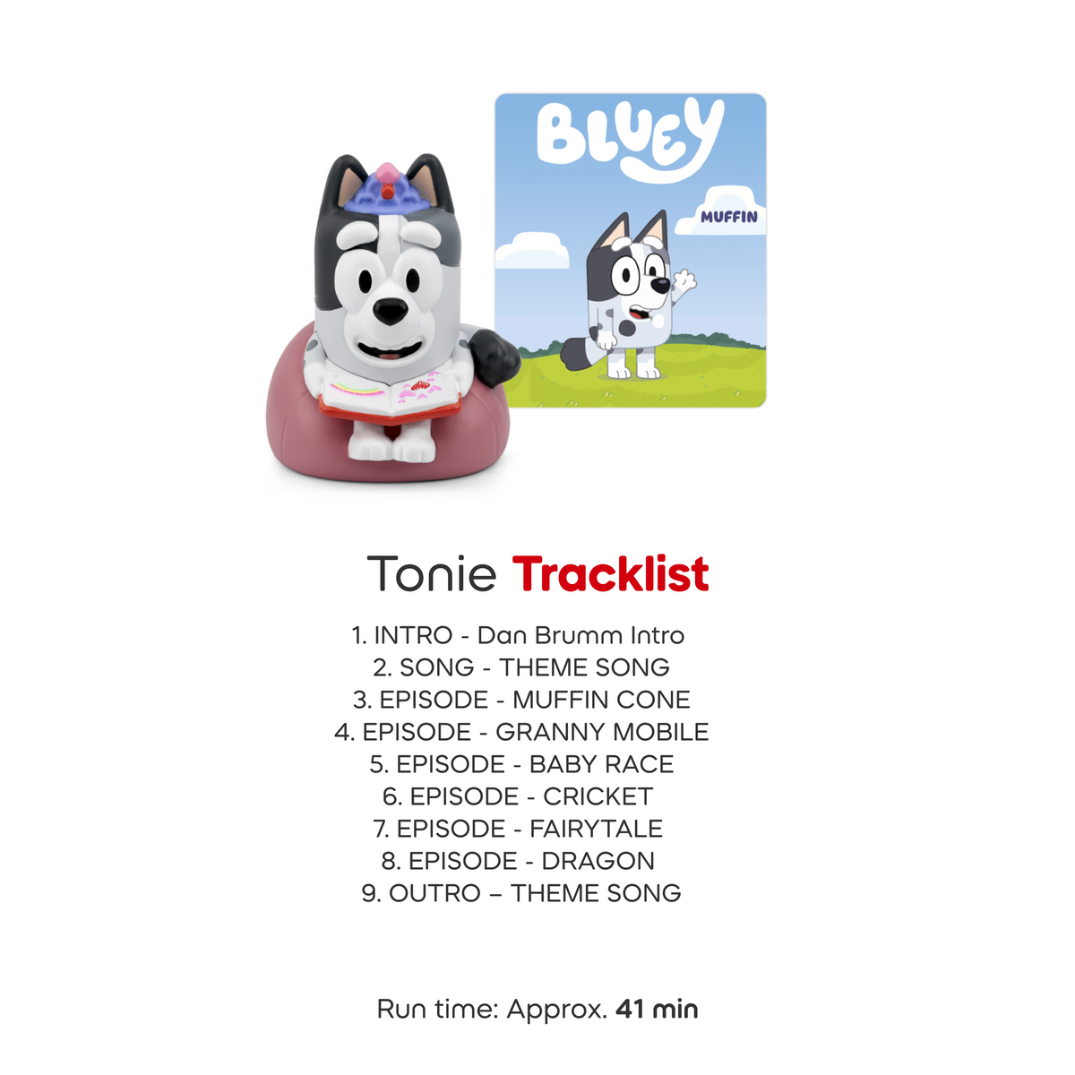 Tonies -  Bluey Tonies 3-pack -  Electronics