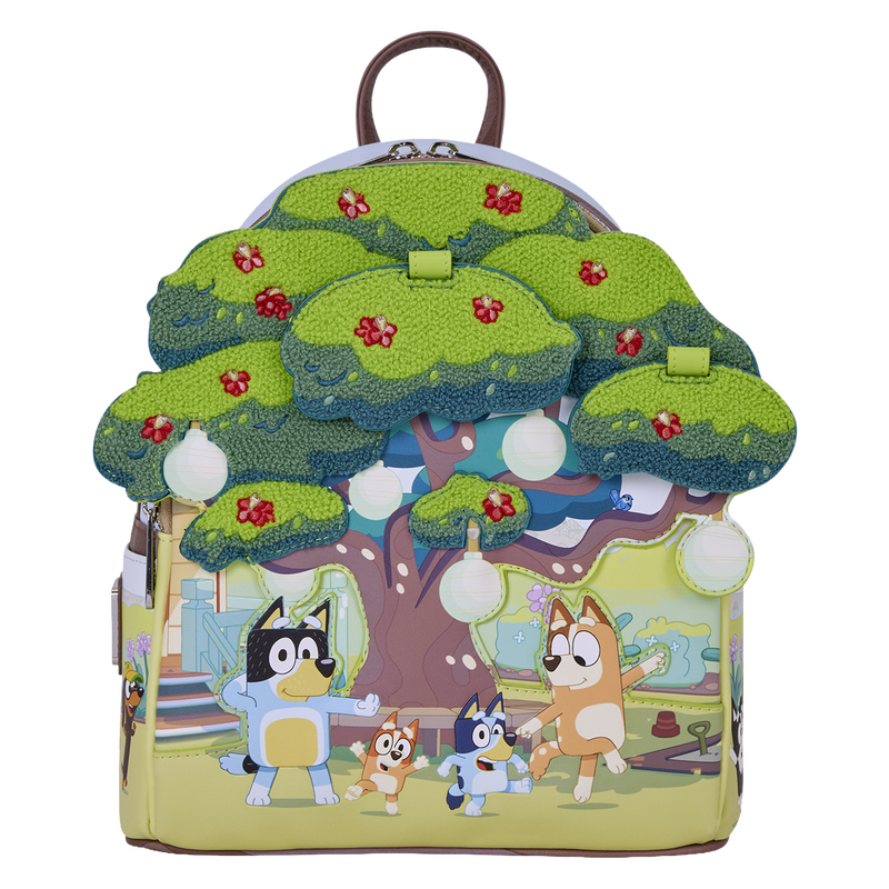 Loungefly -  Bluey's Backyard Light-Up Mini Backpack -  World of Funko
