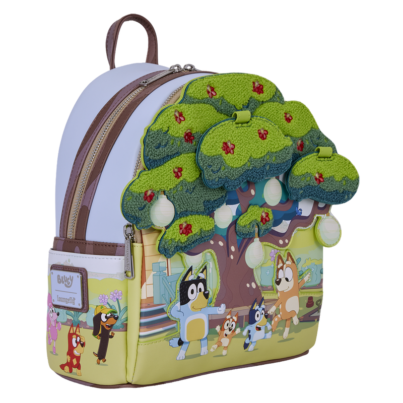 Loungefly -  Bluey's Backyard Light-Up Mini Backpack -  World of Funko