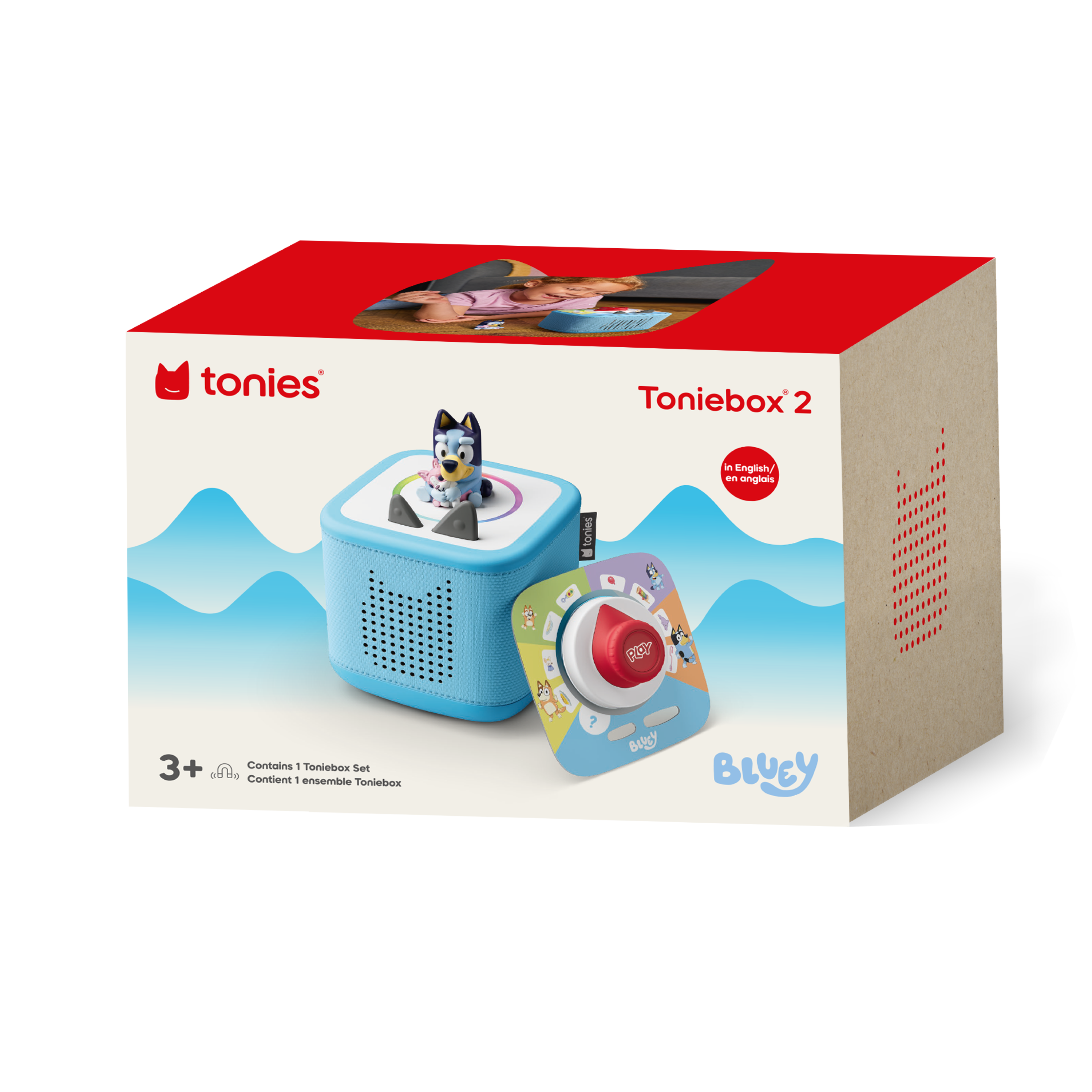 Bluey Toniebox 2 Play Set - Sky Blue