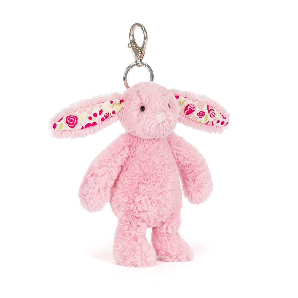 Blushkin Blossom Bunny Bag Charm | Jellycat, Inc.