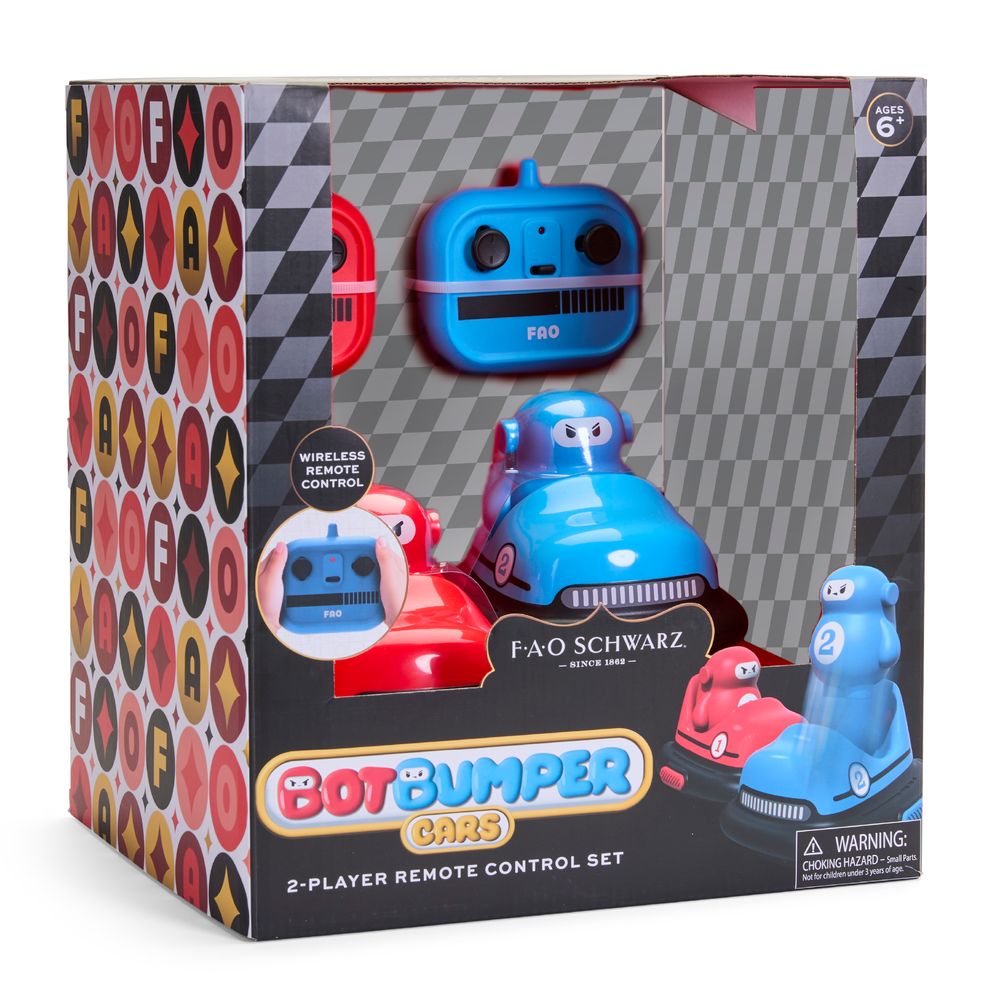  FAO Schwarz -  Bot Bumper Cars Remote Control Set -  Vehicles