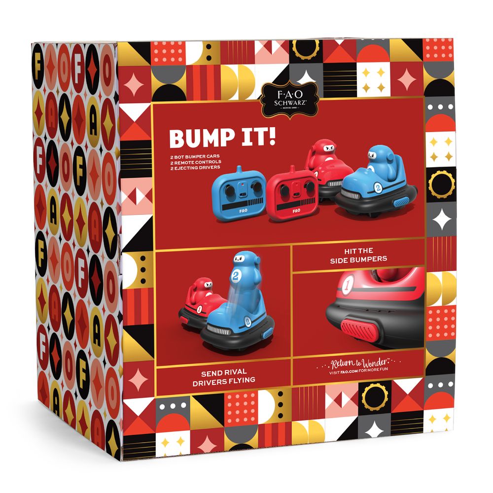  FAO Schwarz -  Bot Bumper Cars Remote Control Set -  Vehicles