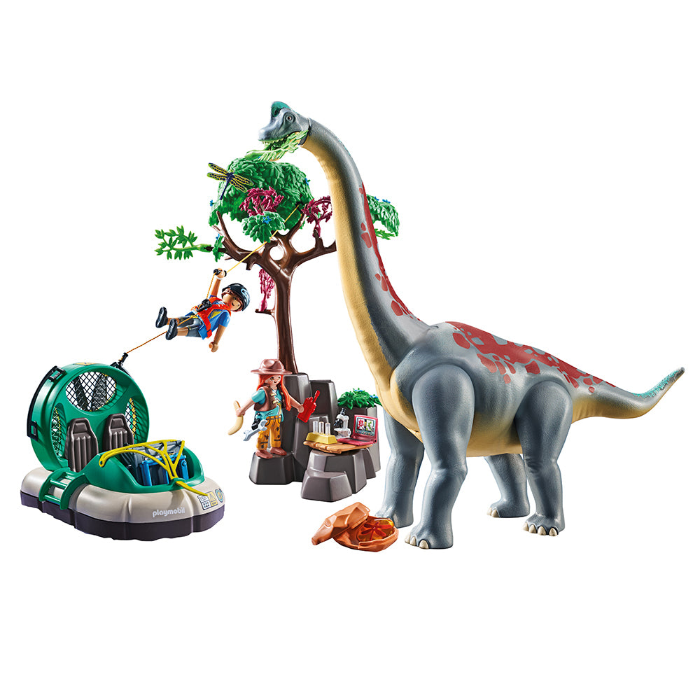  Playmobil -  Brachiosaurus with Hovercraft Playset -  Preschool