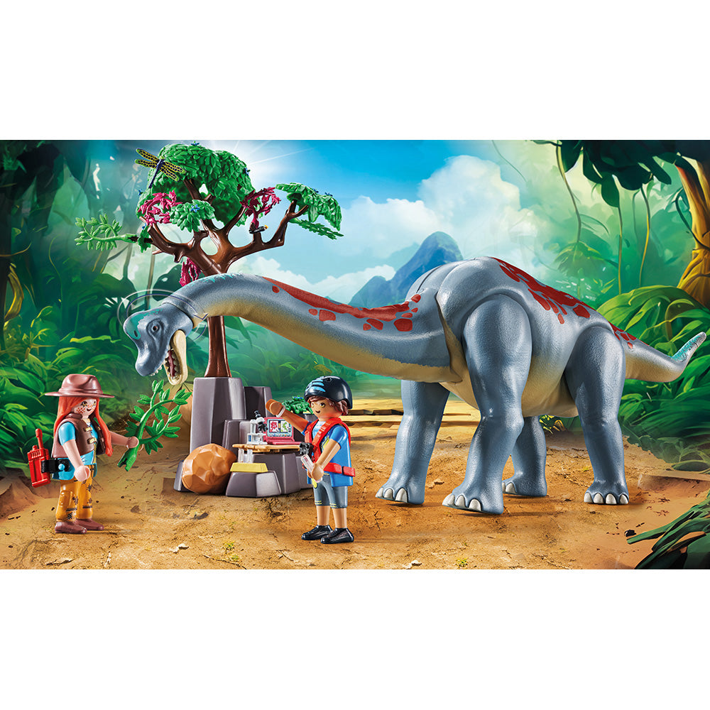  Playmobil -  Brachiosaurus with Hovercraft Playset -  Preschool