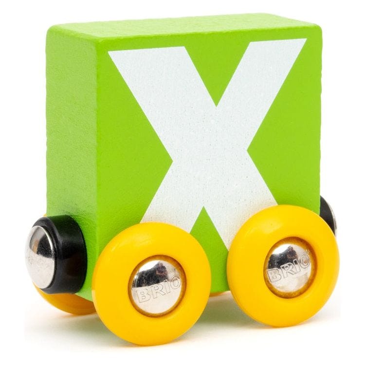  Brio -  Brio Alphabet Letter Train - "X" -  Brio Personalization Station