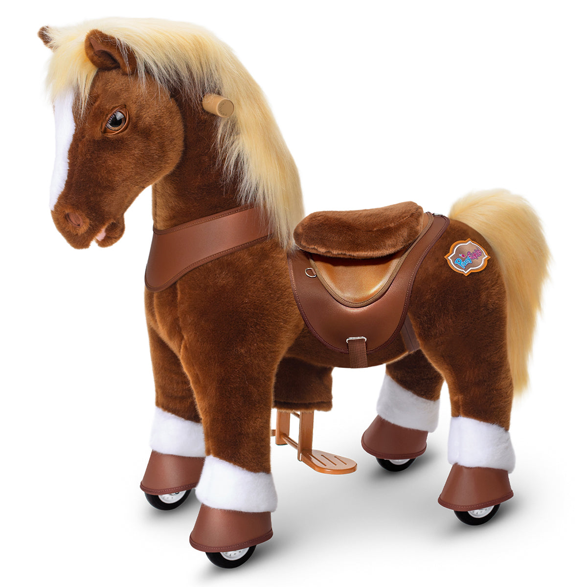  PonyCycle, Inc. -  Brown Horse Model Y Ride on Toy - 3-4 Years -  Preschool