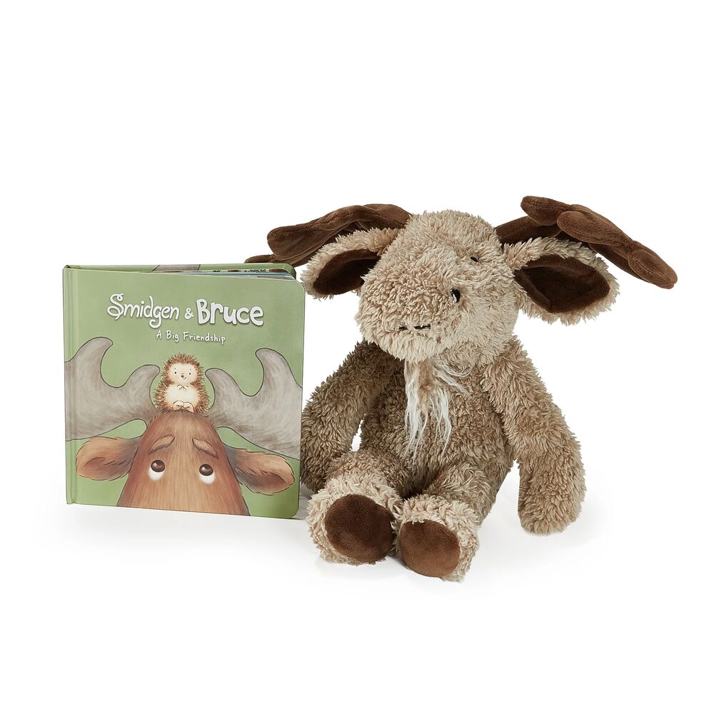 Bruce the Moose Plush & A Big Friendship Book Bundle | Bunnies By