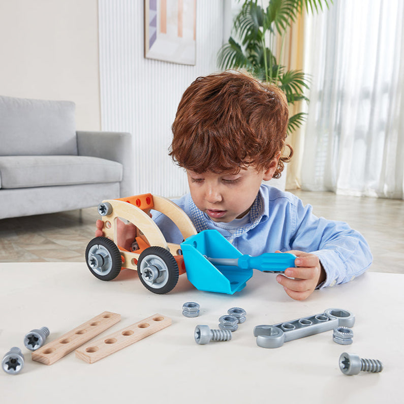  Hape -  Build 'n' Drive Car Set -  STEM