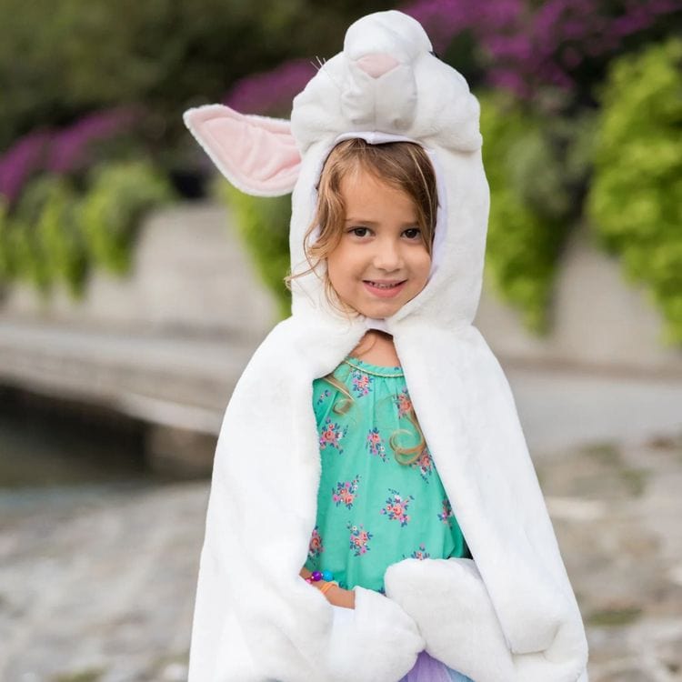  Great Pretenders -  Bunny Cuddle Cape - Size 4-6 Years -  Dress up