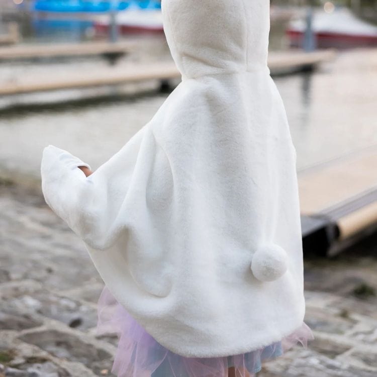  Great Pretenders -  Bunny Cuddle Cape - Size 4-6 Years -  Dress up