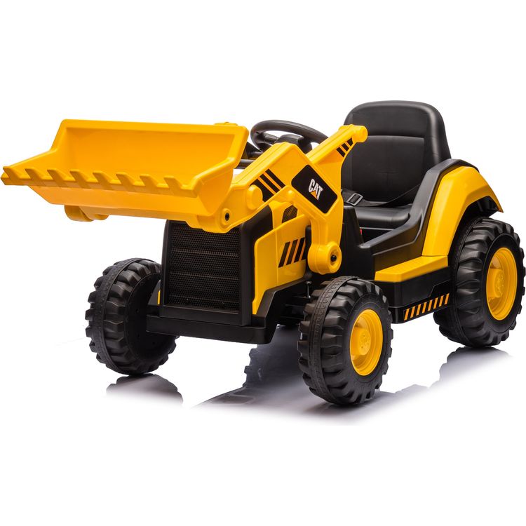  Freddo -  CAT Loader 12V 1-Seater Ride on Car -  Outdoor