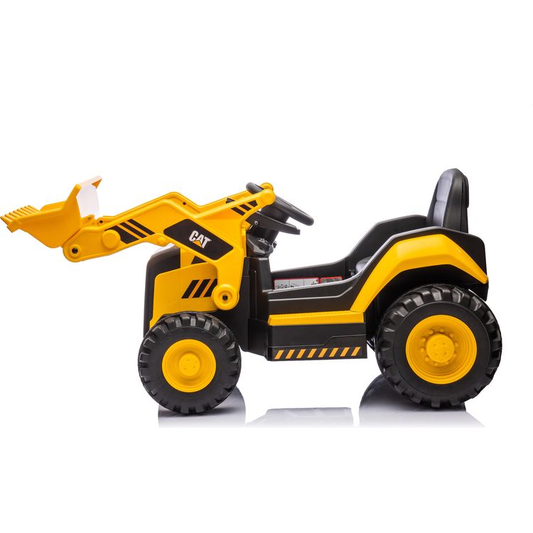  Freddo -  CAT Loader 12V 1-Seater Ride on Car -  Outdoor