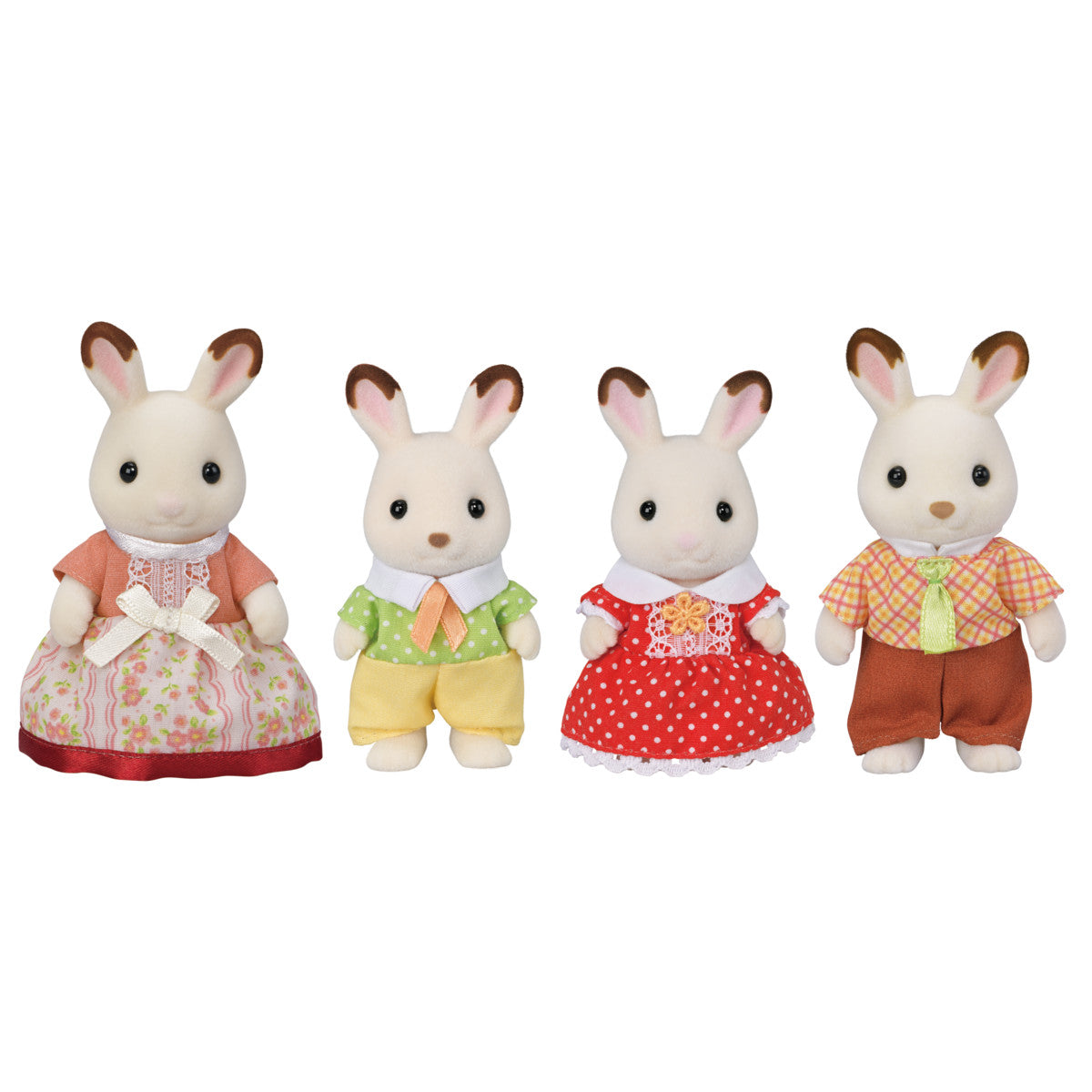  Calico Critters -  Calico Critters Chocolate Rabbit Family Collectible Doll Figures -  Collectibles