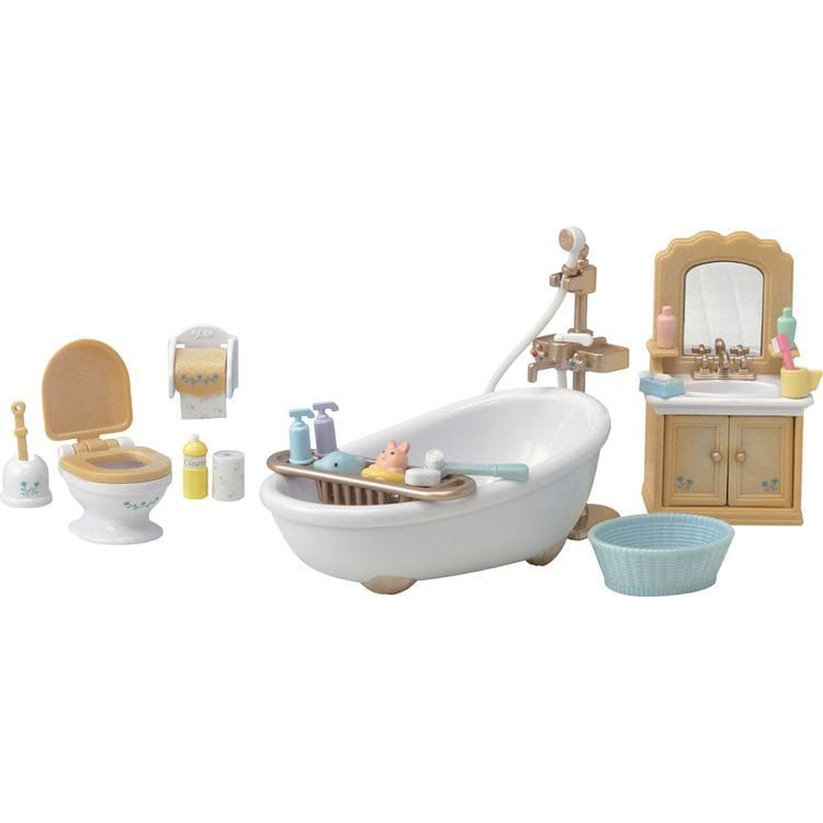  Calico Critters -  Calico Critters Country Bathroom Set, Dollhouse Furniture and Accessories -  Collectibles